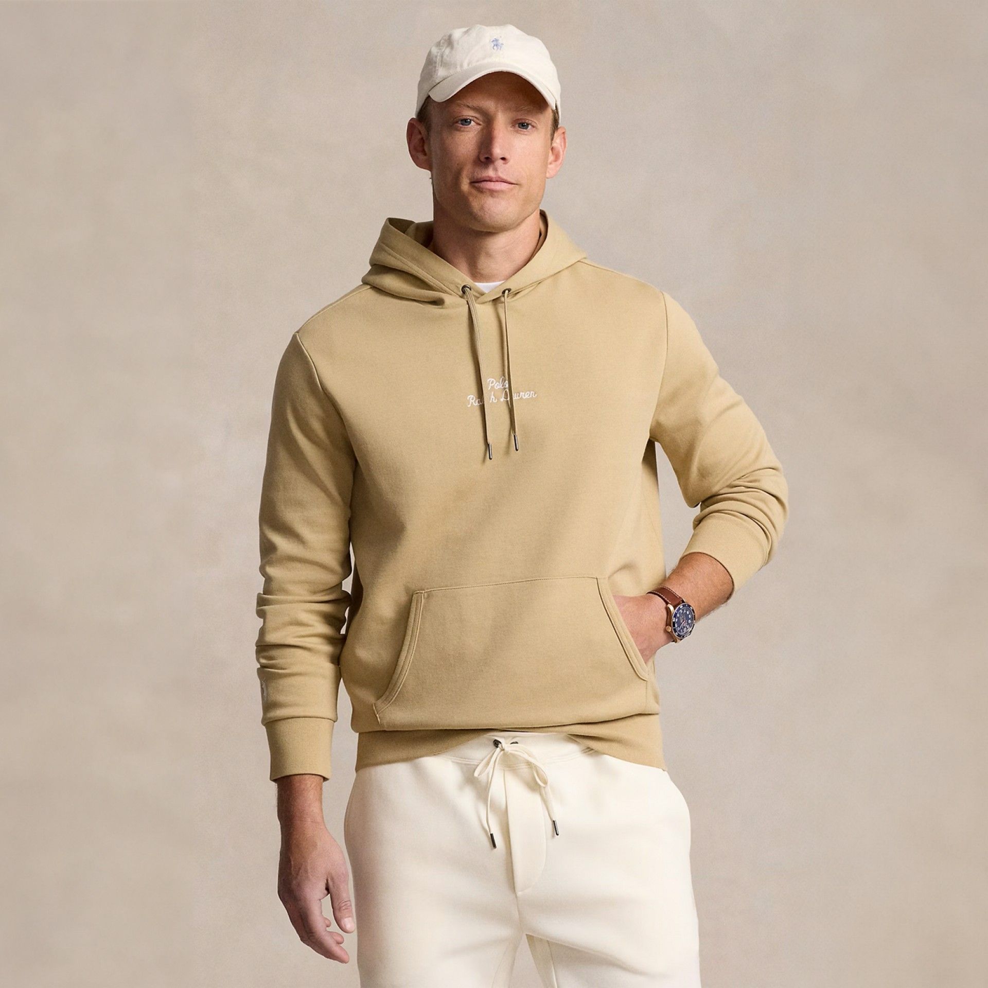 Polo Ralph Lauren Logo Double Knit Hoodie
