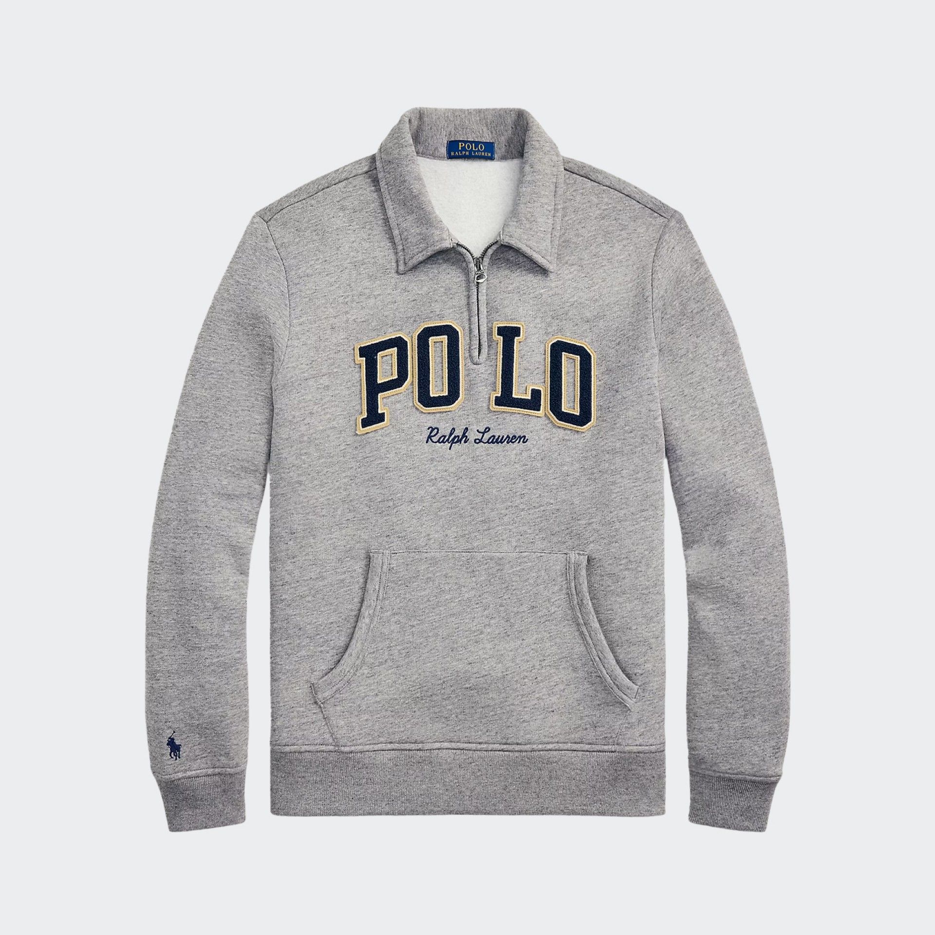Suéter de punto de lana con cremallera de Ralph Lauren