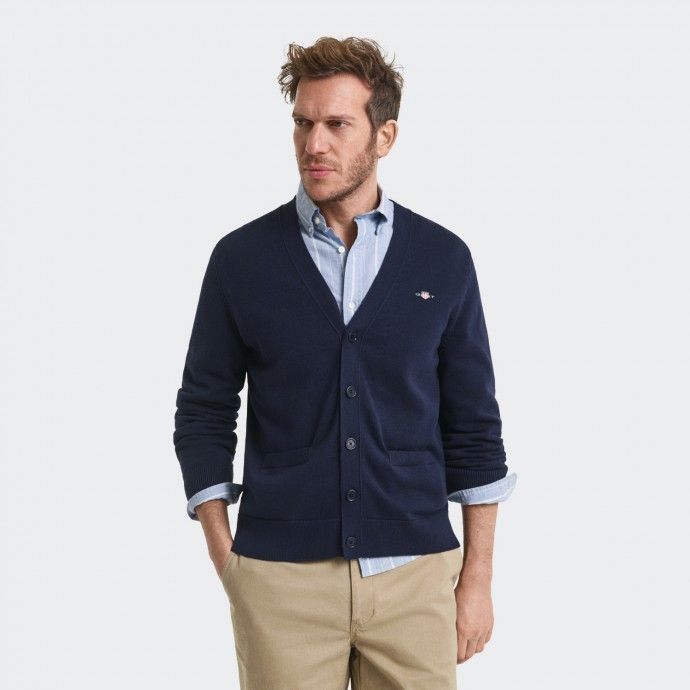 Chaqueta de punto abotonada Gant