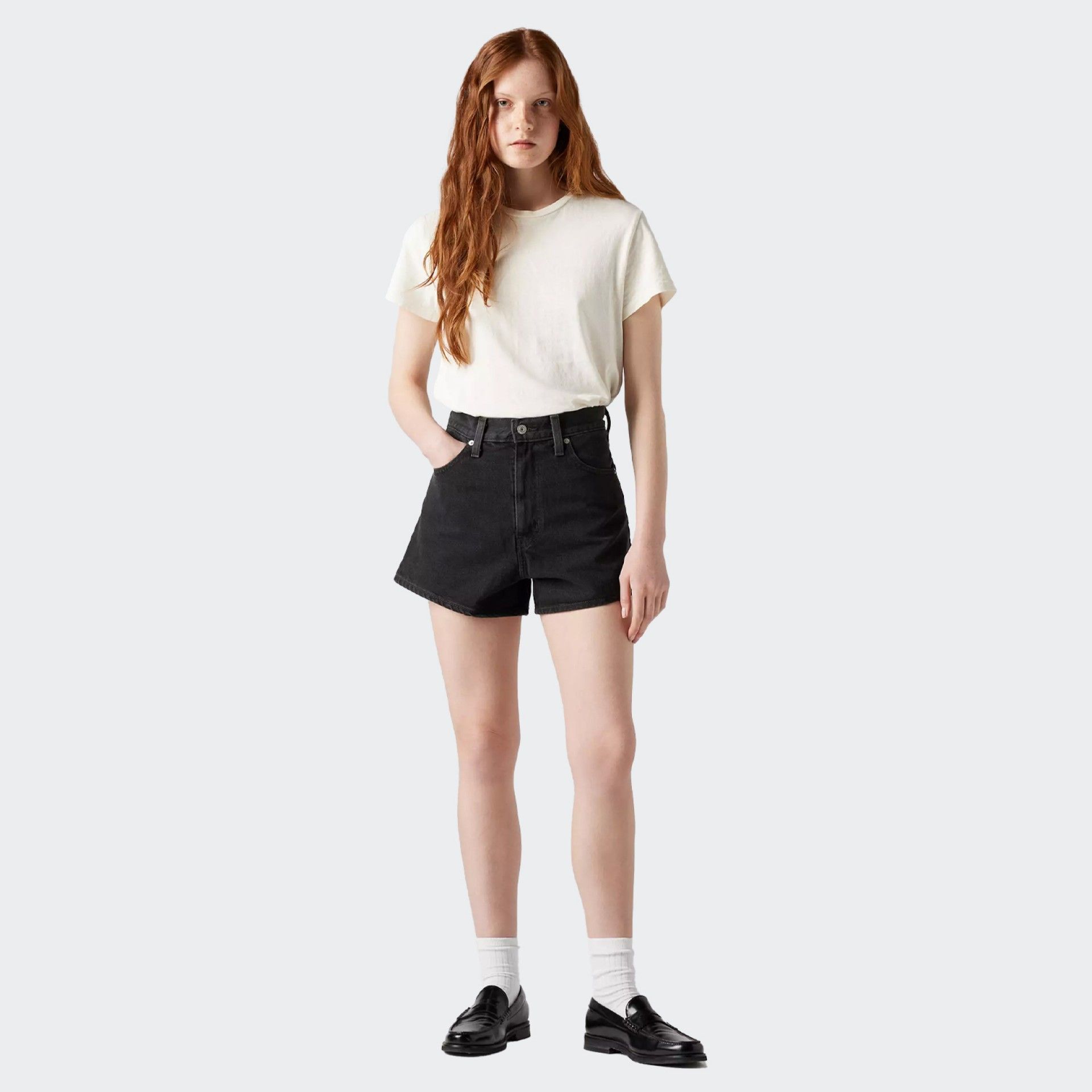 Vaqueros Cortos Levi's High Waisted Mom
