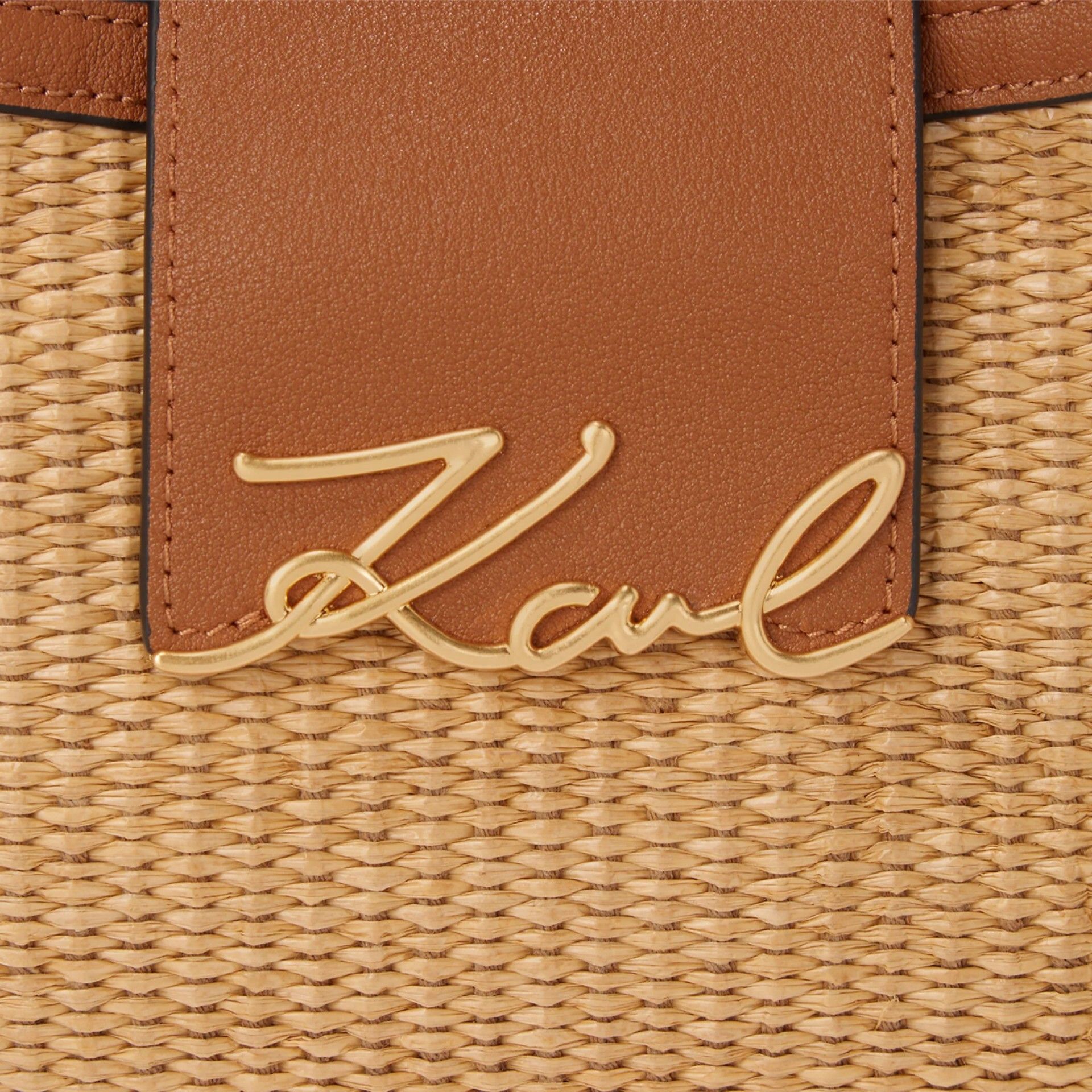 Bolso Karl Lagerfeld K/Signature Raffia
