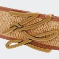 Karl Lagerfeld Raffia Belt