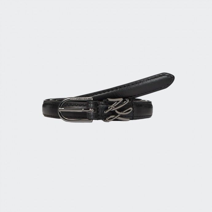 Karl Lagerfeld thin leather Belt