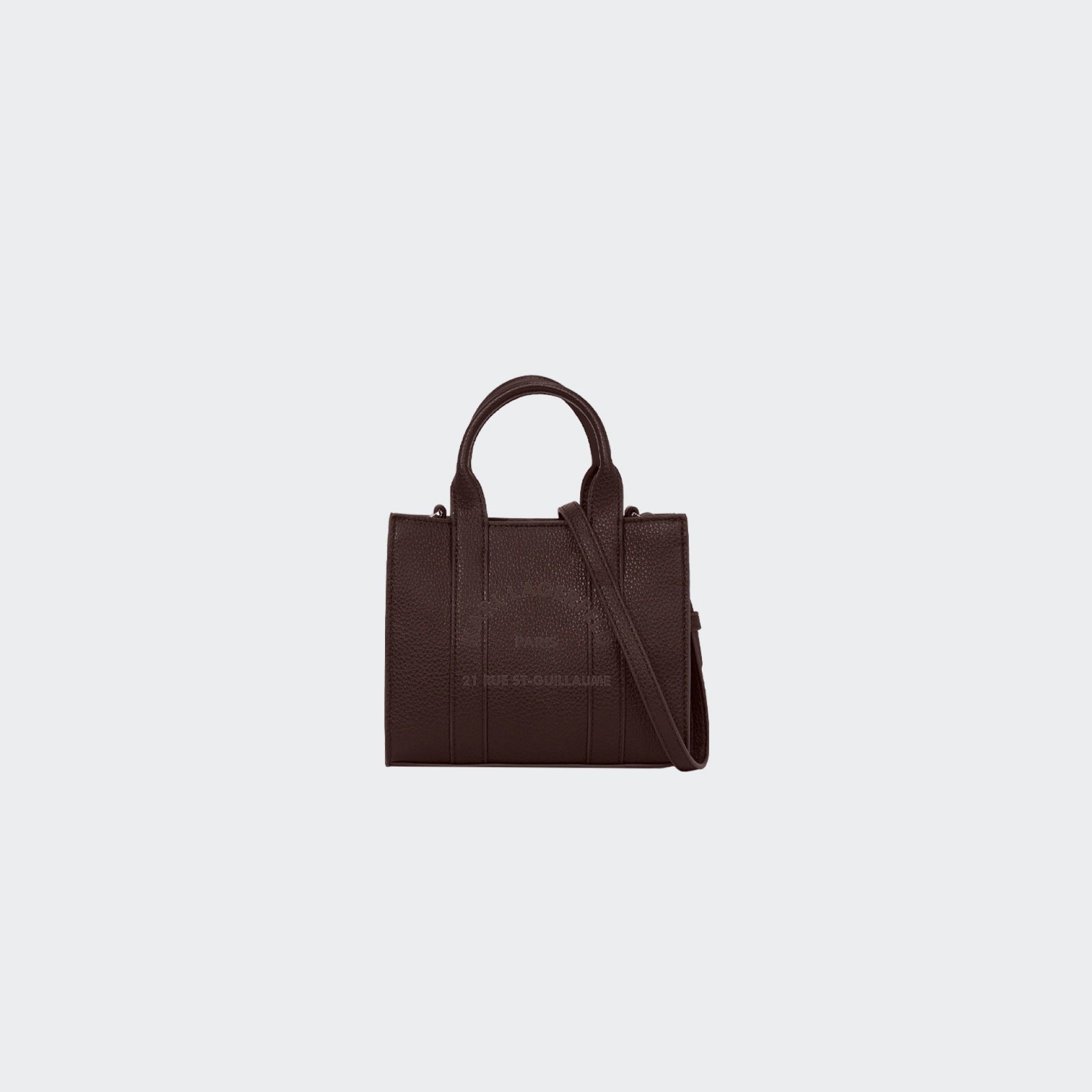 Sac fourre-tout carré Karl Lagerfeld Pebble Mini à bandoulière