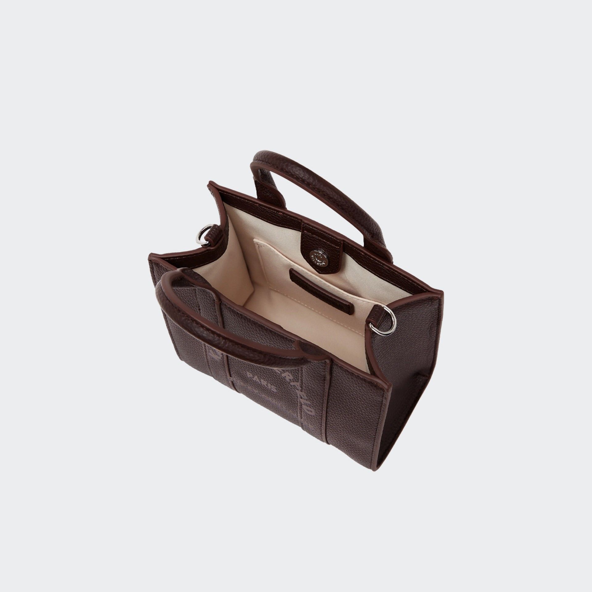 Sac fourre-tout carré Karl Lagerfeld Pebble Mini à bandoulière