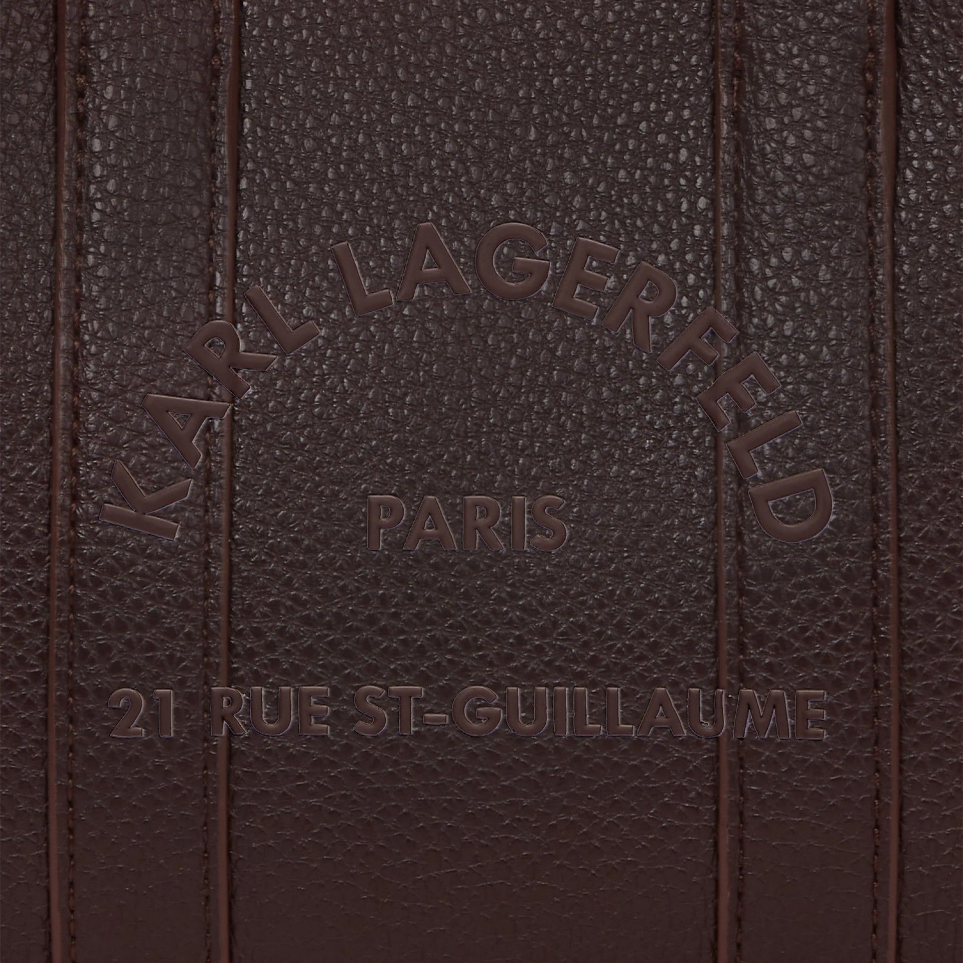 Sac fourre-tout carré Karl Lagerfeld Pebble Mini à bandoulière