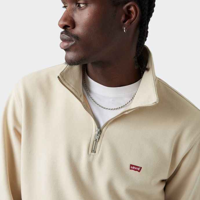 Levi's Original Housemark Zip-Up Sweater