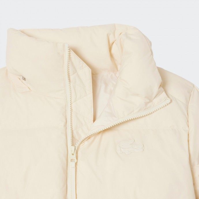 Chaqueta acolchada con capucha y corte relajado de Lacoste