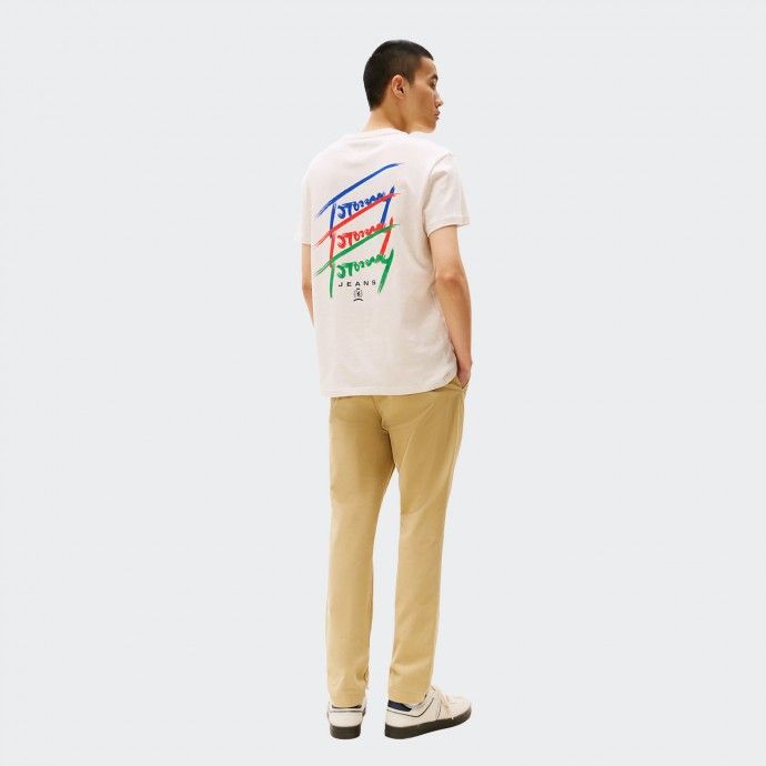 T-Shirt Gráfica Logo Tommy Jeans