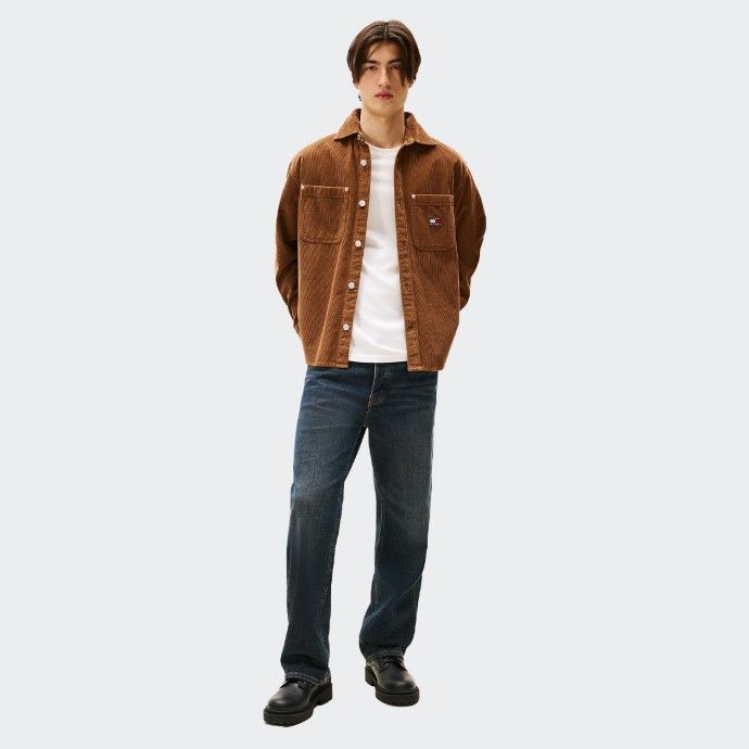 Chemise en velours c�tel� Tommy Jeans