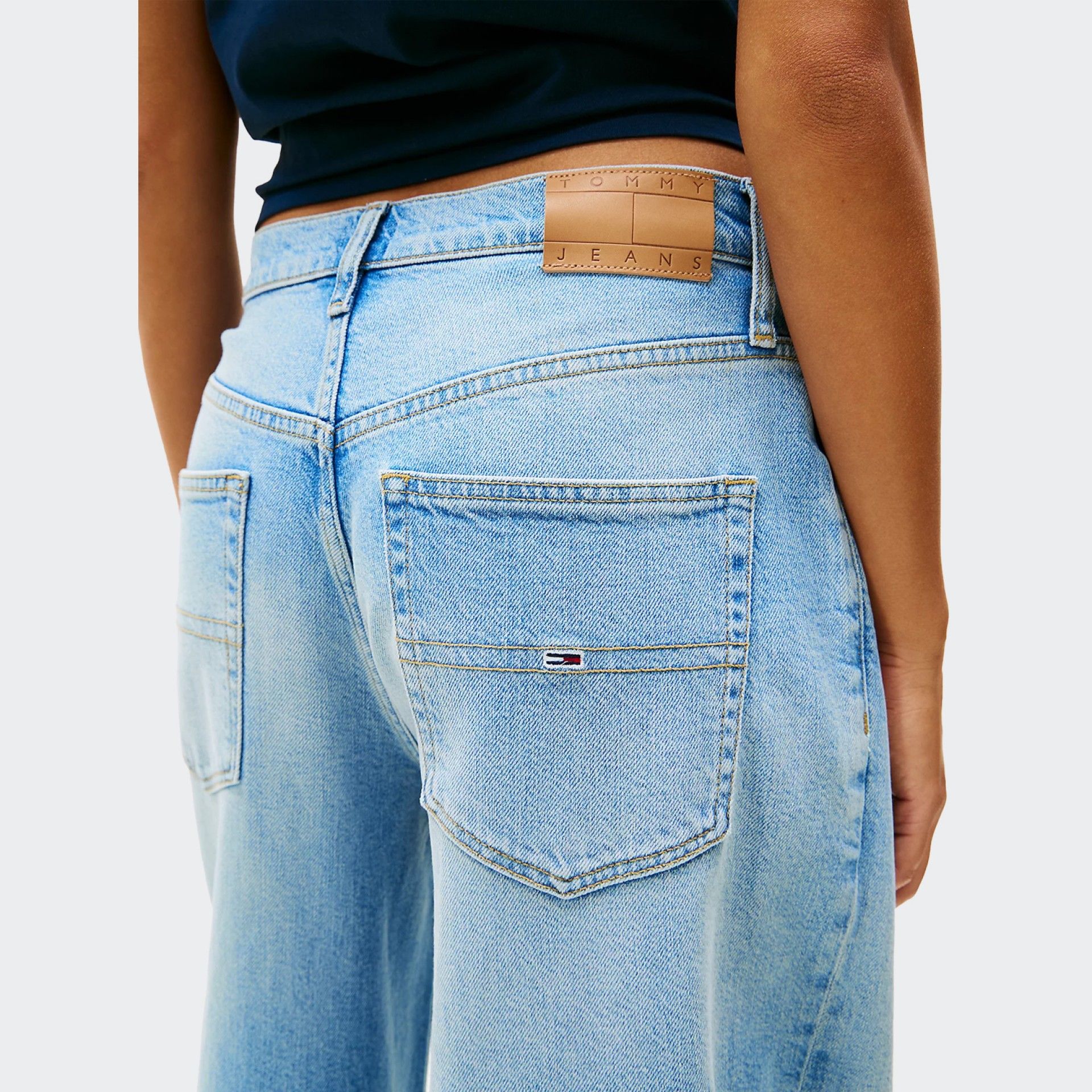 Tommy Jeans Mid Rise Denim Trousers