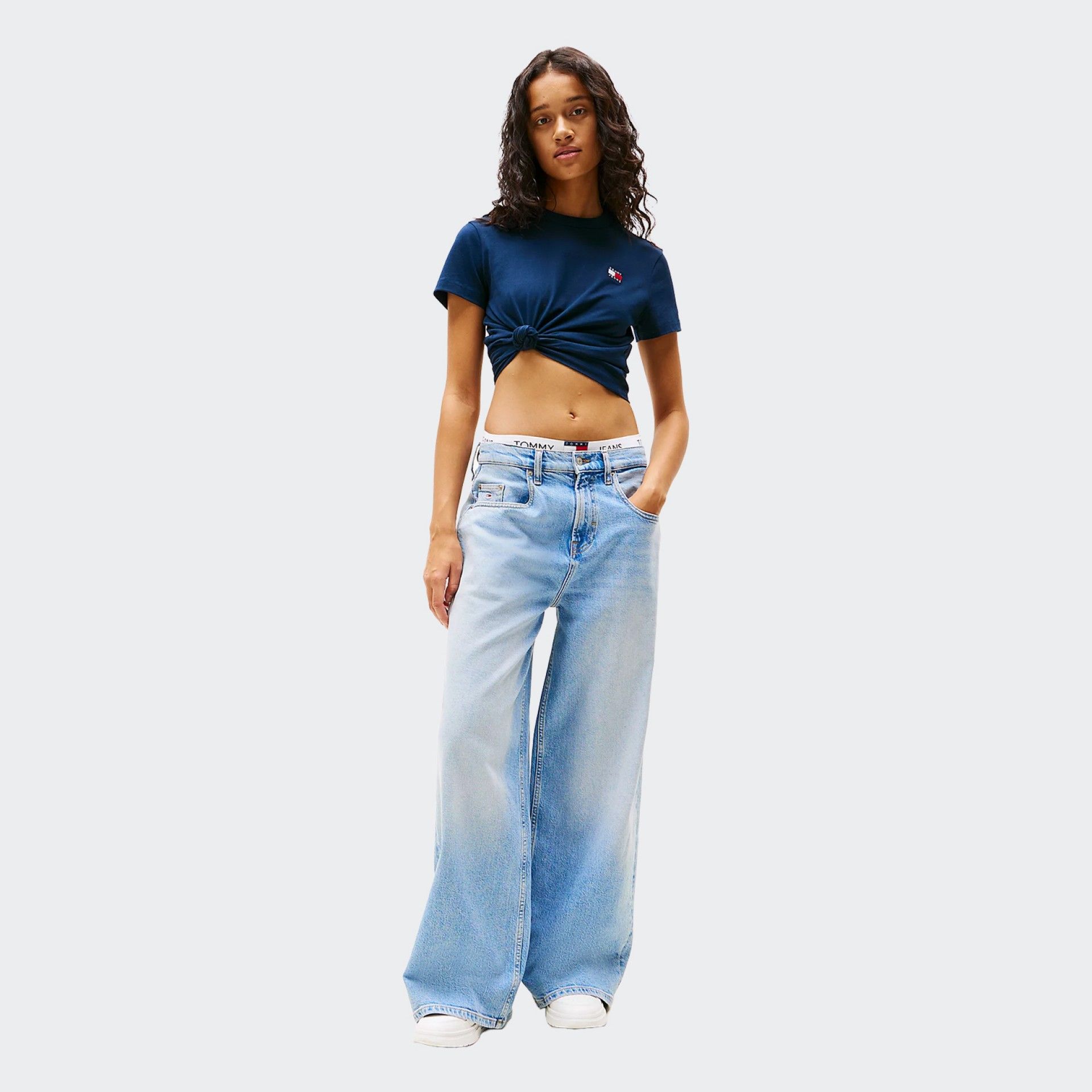 Tommy Jeans Mid Rise Denim Trousers