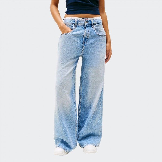 Tommy Jeans Mid Rise Denim Trousers