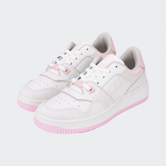 Zapatilhas Tommy Jeans Retro Basket Washed Suede