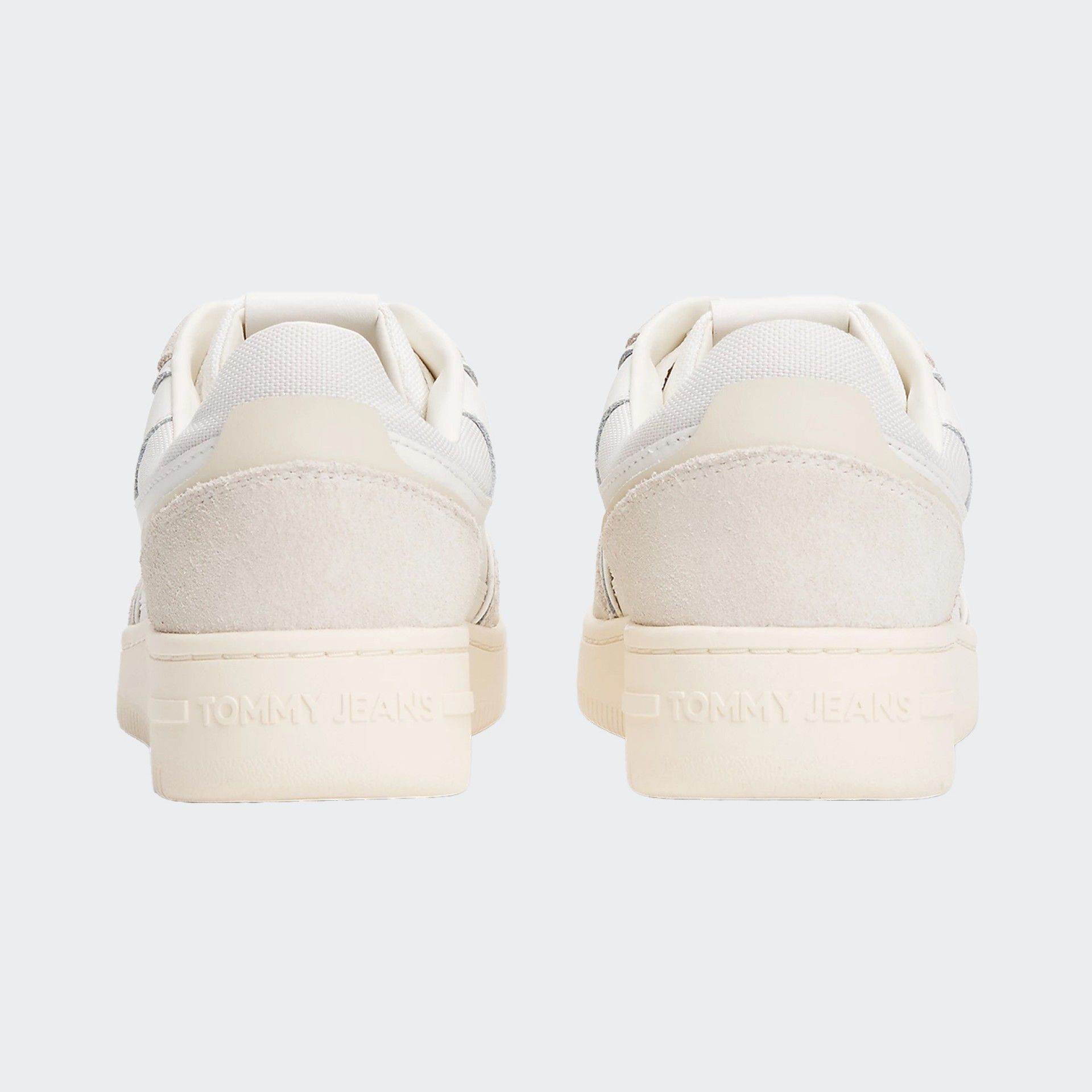 Zapatillas de baloncesto retro de cuero Tommy Jeans