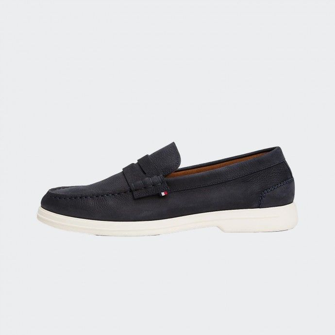 Tommy Hilfiger Signature Leather Loafers