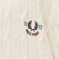 Fred Perry Braided Knit Tennis Sweatshirt Fred Perry Braided Knit Tennis Sweatshirt