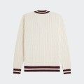 Fred Perry Braided Knit Tennis Sweatshirt Fred Perry Braided Knit Tennis Sweatshirt