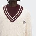 Fred Perry Braided Knit Tennis Sweatshirt Fred Perry Braided Knit Tennis Sweatshirt