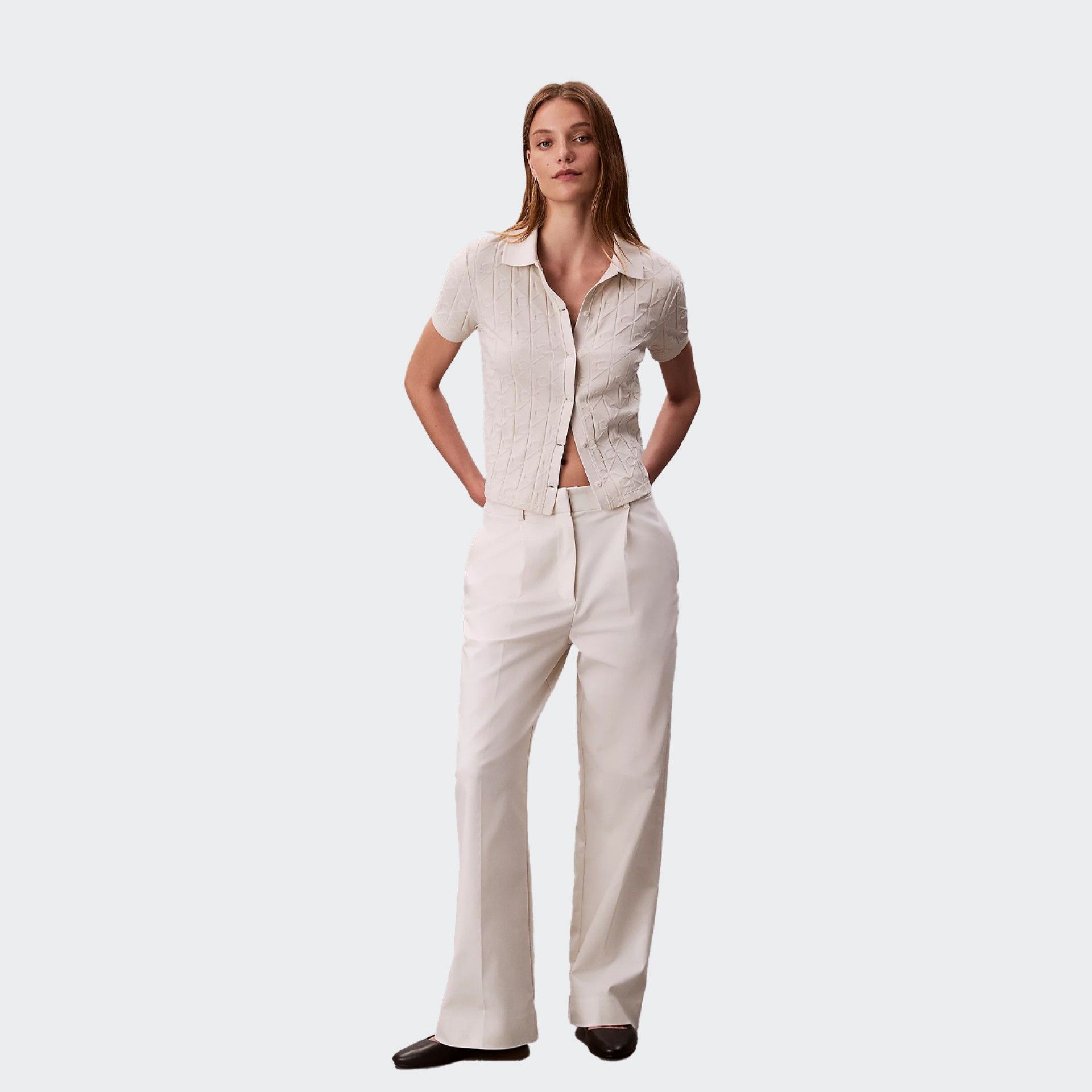 Camisa Jacquard Calvin Klein