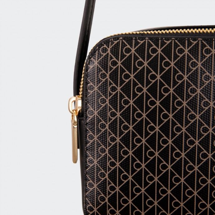 Calvin Klein logo print shoulder bag