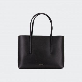 Calvin Klein Foil Logo Shoulder Tote Bag