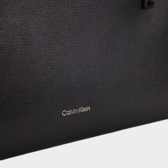 Calvin Klein Foil Logo Shoulder Tote Bag