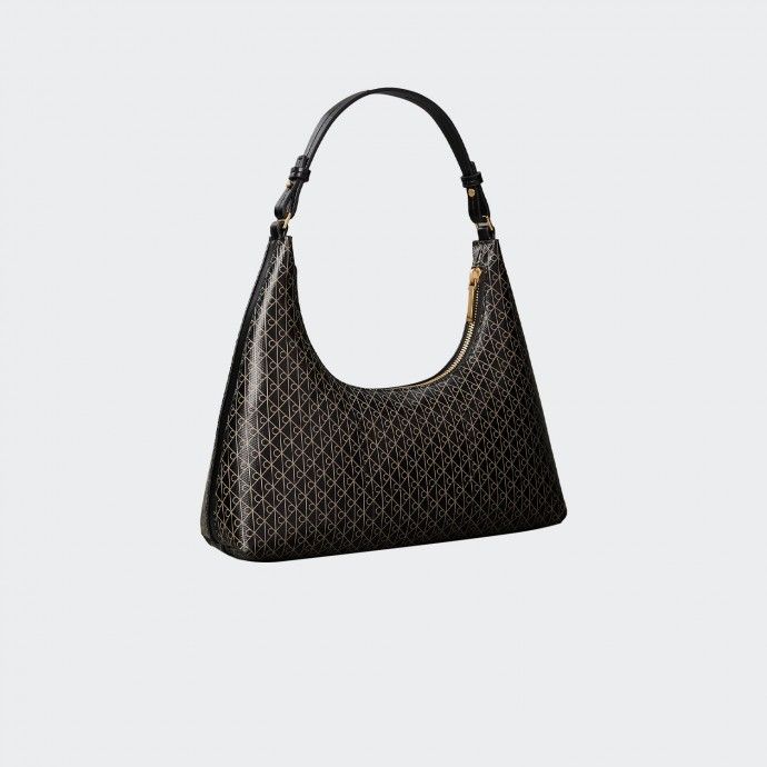 Calvin Klein Monogram Logo Shoulder Bag