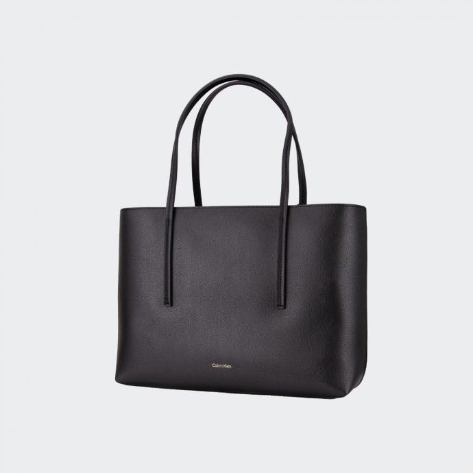 Calvin Klein Foil Logo Shoulder Tote Bag