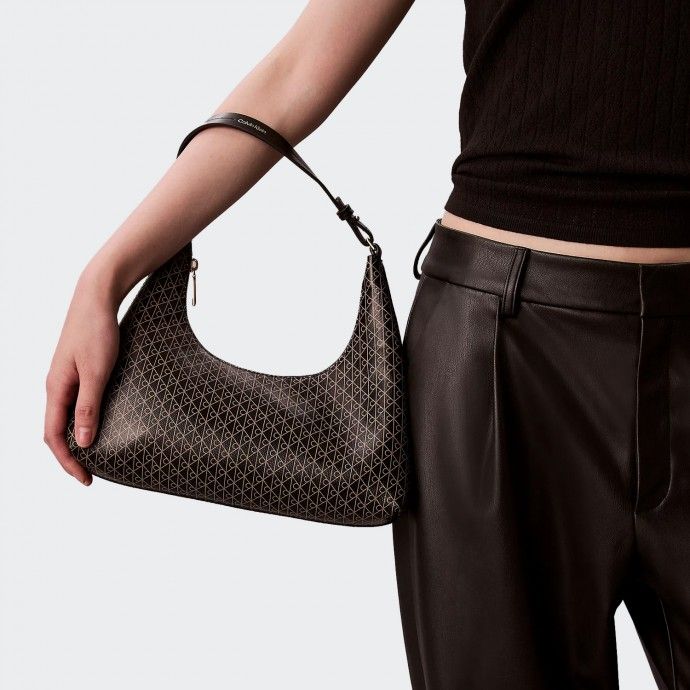 Calvin Klein Monogram Logo Shoulder Bag