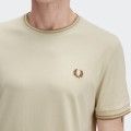 T-shirt com dupla borda Fred Perry M1588V
