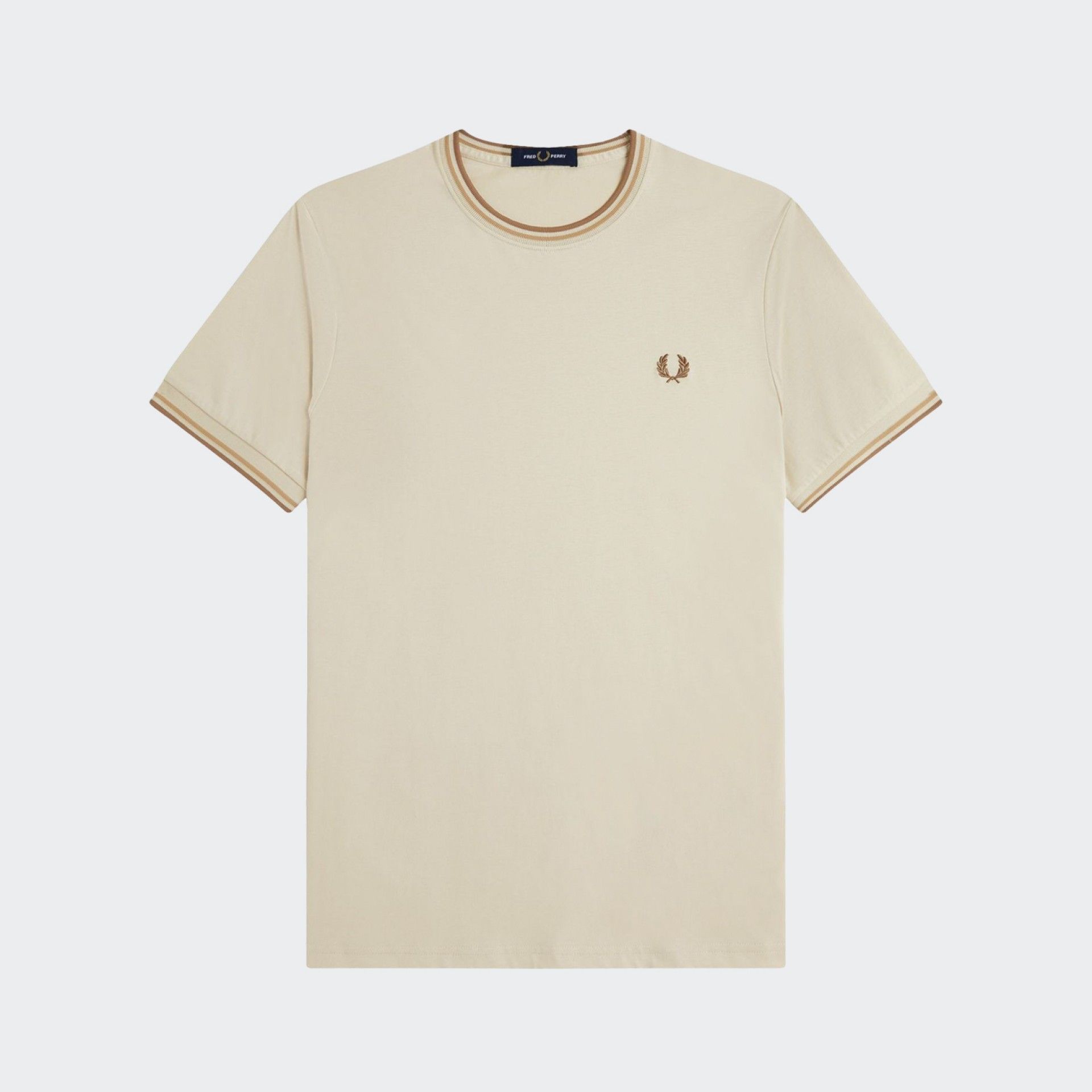 T-shirt com dupla borda Fred Perry M1588V