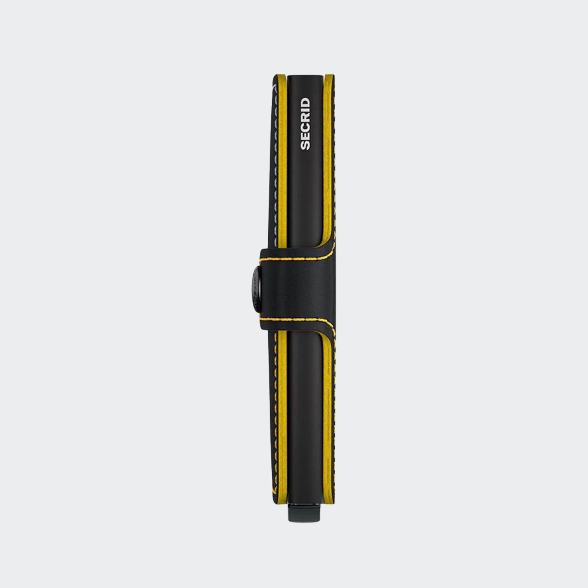 Secrid Miniwallet Matte Black & Ochre Wallet
