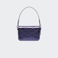 Sac � bandouli�re m�tallis� violet Lacoste