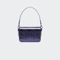 Sac � bandouli�re m�tallis� violet Lacoste