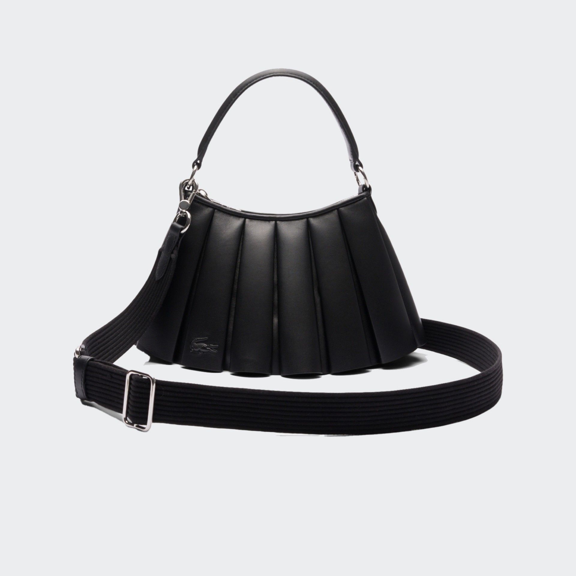 Lacoste Small Runway Lenglen Leather Handbag