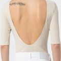 Body slim fit em malha Fracomina Body slim fit em malha Fracomina
