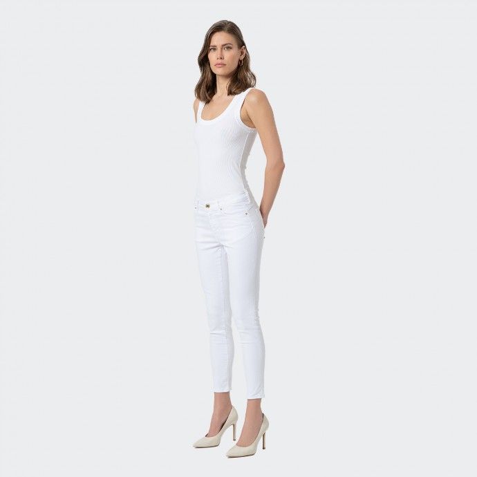 Calças skinny com efeito push up Fracomina