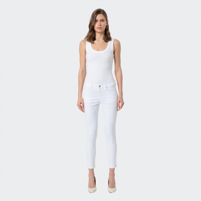 Calças skinny com efeito push up Fracomina