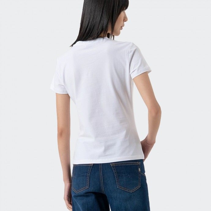 Fracomina cotton knit slim fit t-shirt