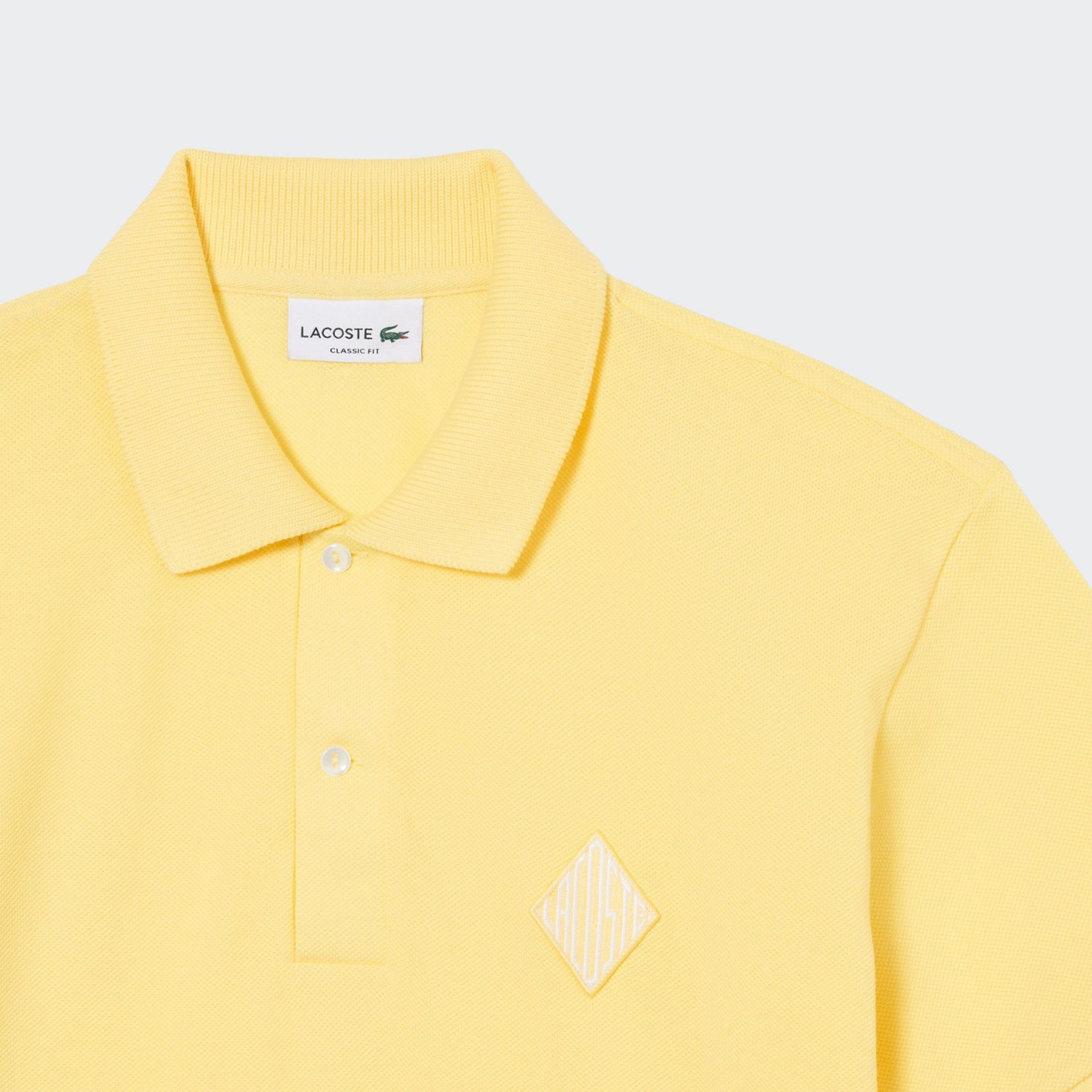 Camiseta Polo Lacoste Classic Fit Badge Accent Piqué
