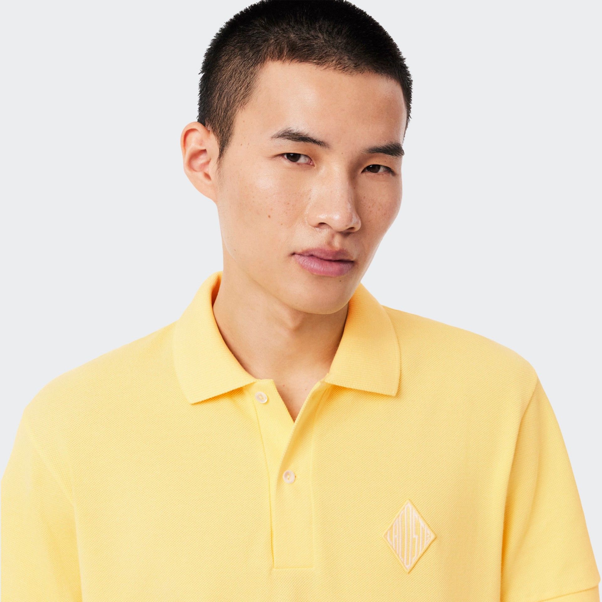 Camiseta Polo Lacoste Classic Fit Badge Accent Piqué