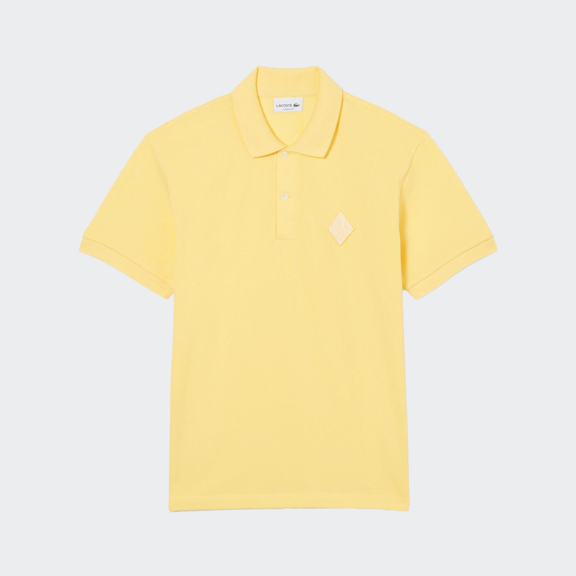 Camiseta Polo Lacoste Classic Fit Badge Accent Piqué
