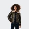 Chaqueta Bomber Efecto Cuero Pepe Jeans Chaqueta Bomber Efecto Cuero Pepe Jeans