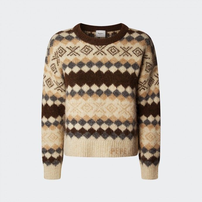 Camisola de Malha Fairisle Pepe Jeans