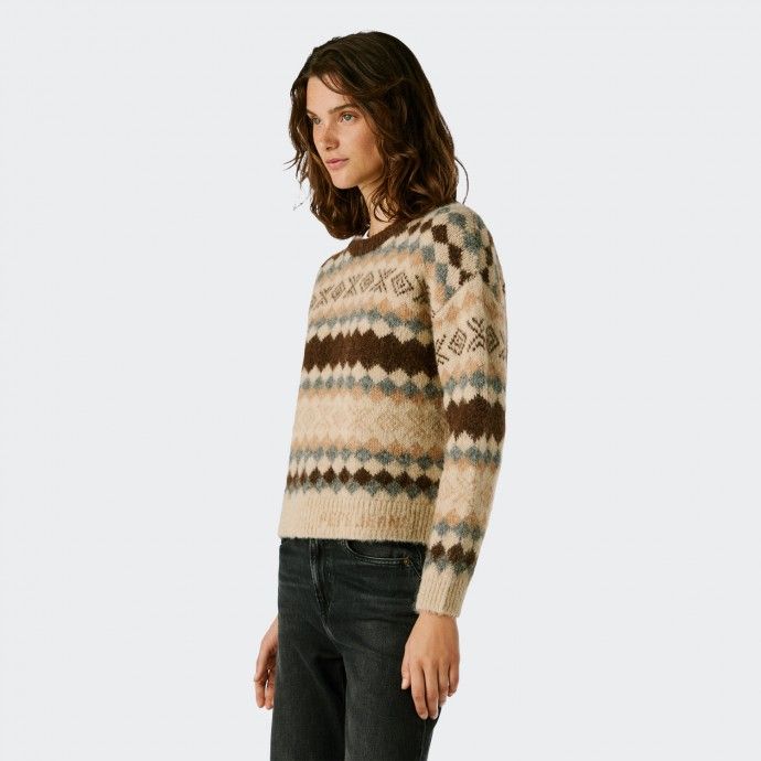 Camisola de Malha Fairisle Pepe Jeans