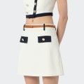 Mini skirt with belt Fracomina Mini skirt with belt Fracomina