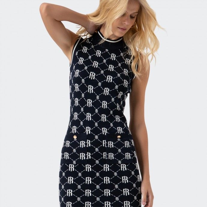 Fracomina slim fit knit dress