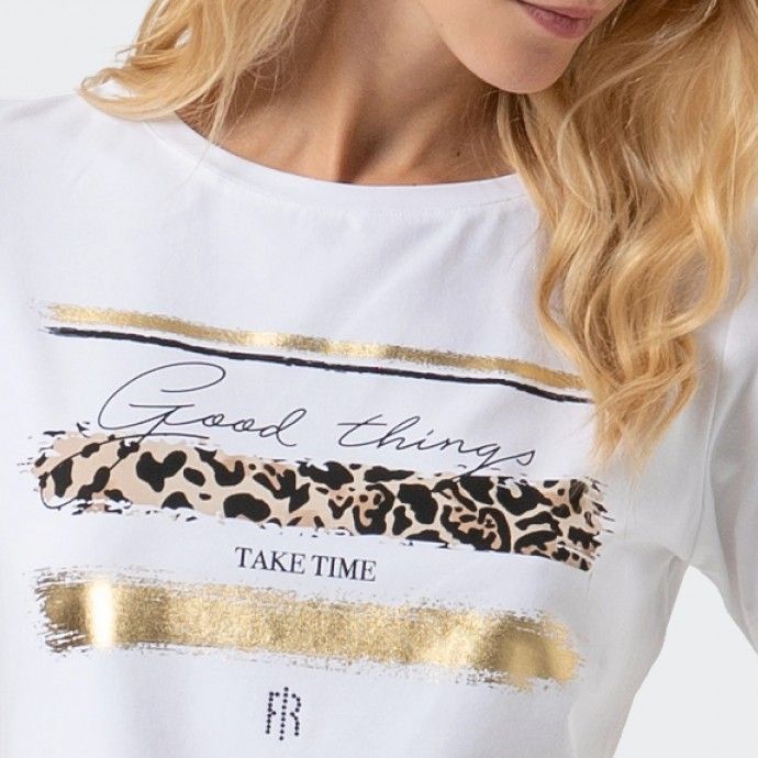 Regular Fit Cotton Jersey T-Shirt Fracomina