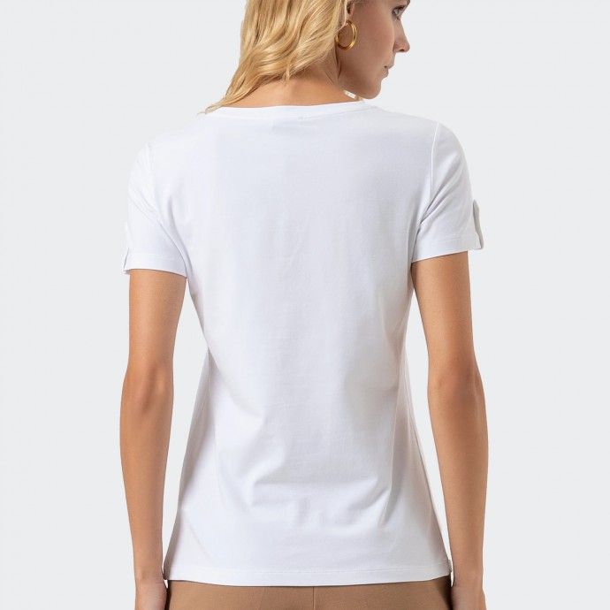 Regular Fit Cotton Jersey T-Shirt Fracomina